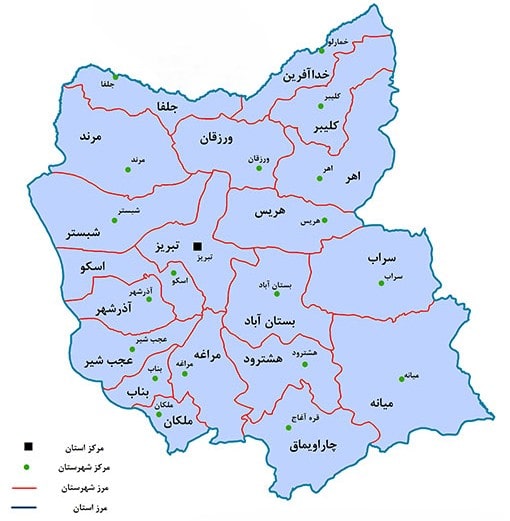 نمایندگی آذربایجان شرقی